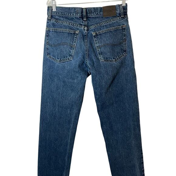 Vintage Lee Jeans Mens Size 31"  Blue Straight Leg Regular Fit PVC Tag MR Logo - Picture 2 of 14
